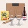 Beer & snacks gift set - Engraved glasses Beer & snacks gift set - Engraved glasses
