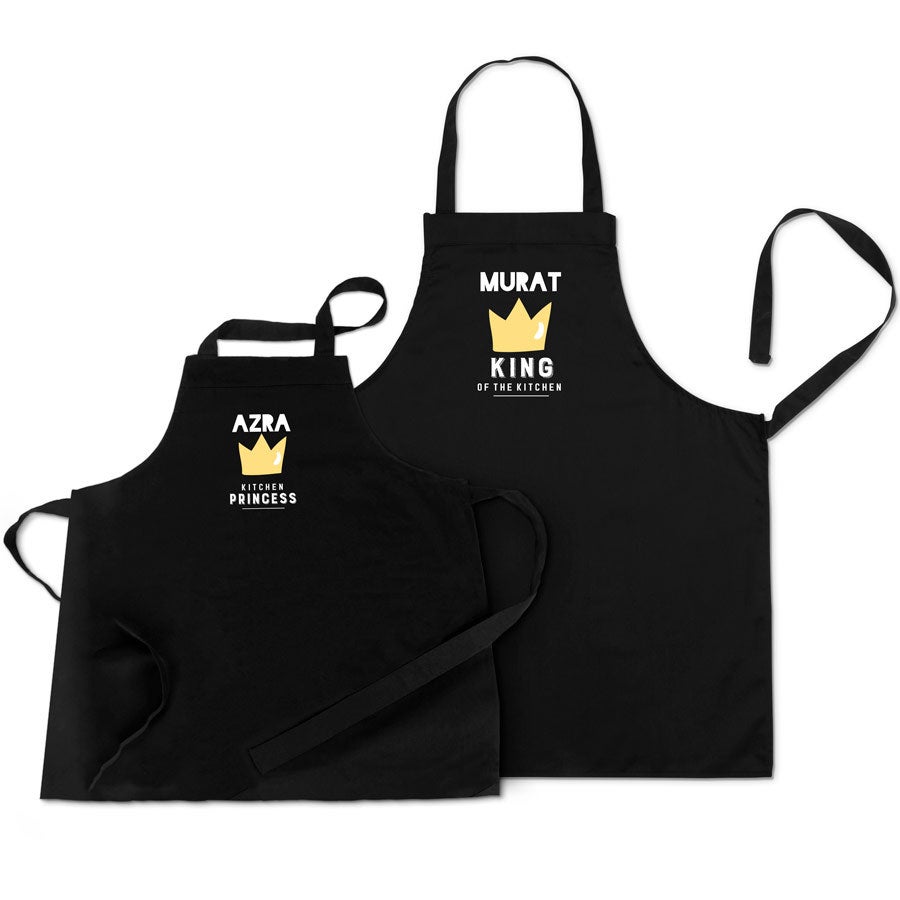 Grembiuli Simpatici Da Cucina.Set Grembiuli Da Cucina Papa Bimbo Yoursurprise