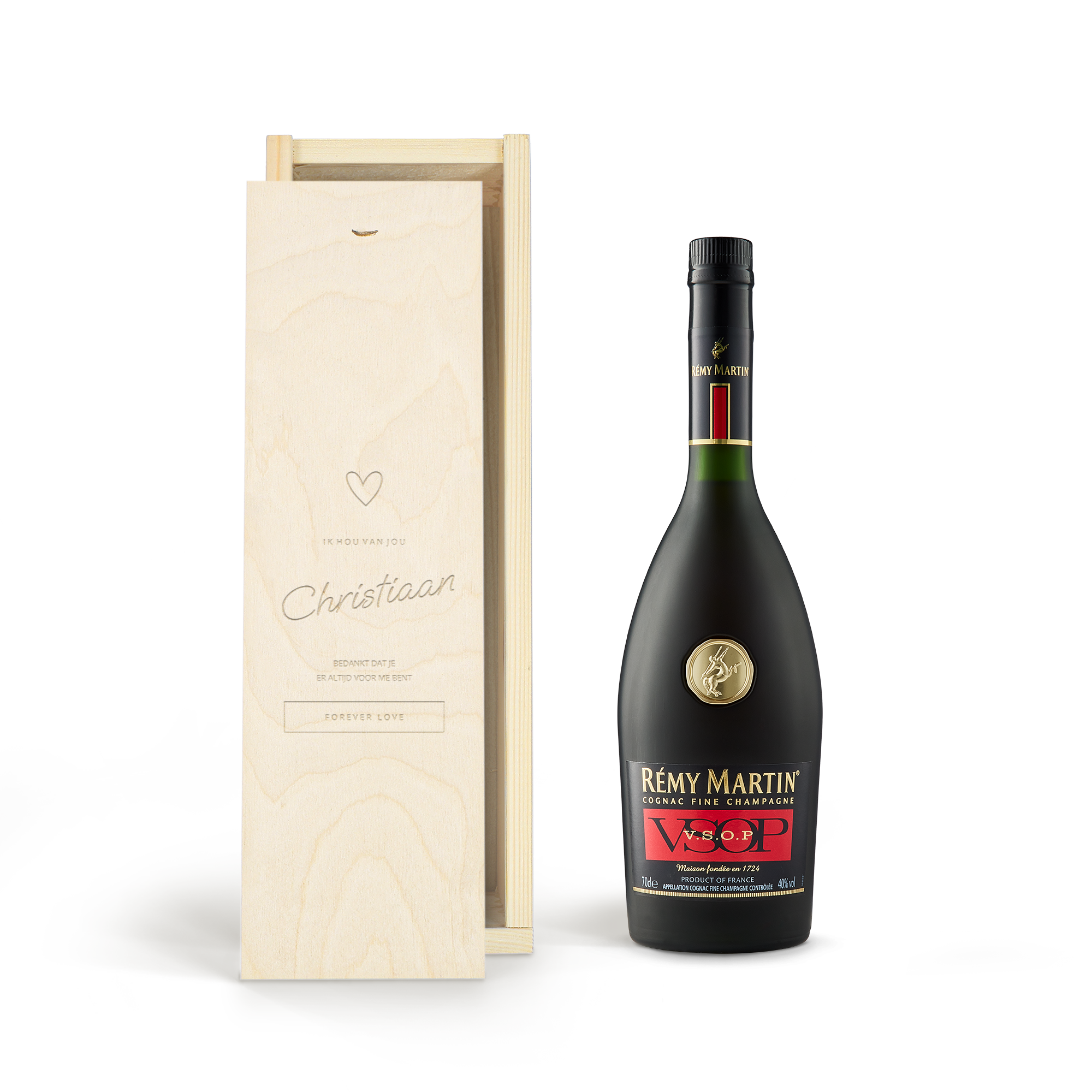 Cognac Remy Martin VSOP personaliseren