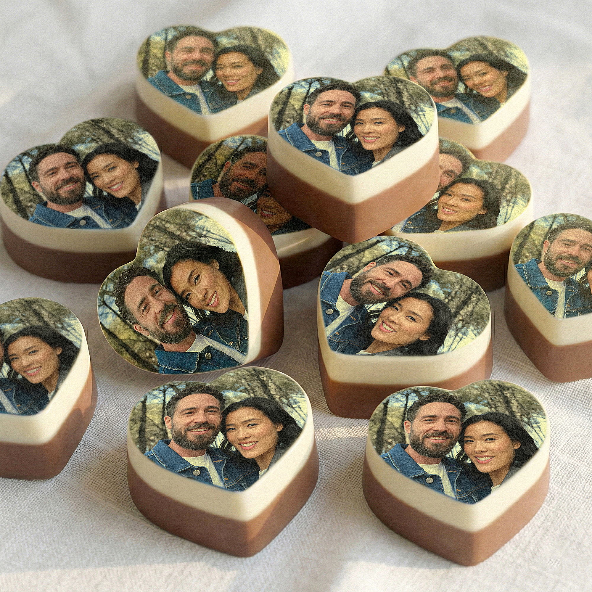 Pralinen mit Foto - Herz