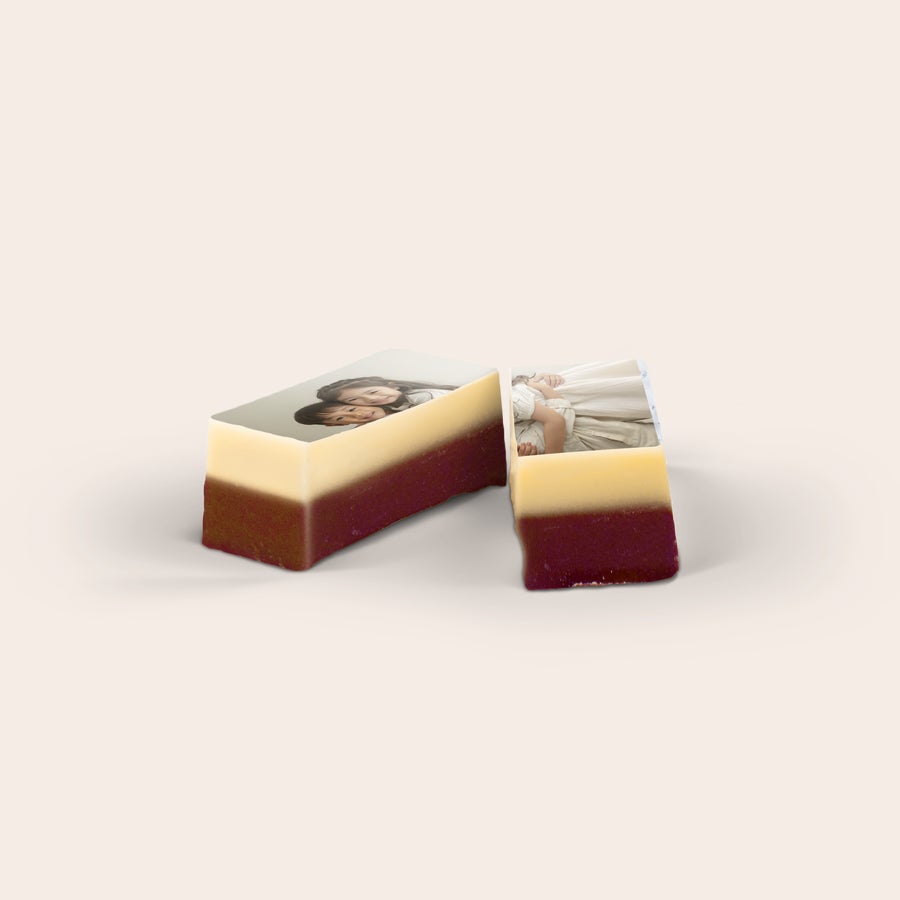 Chocolates individuais com foto Chocolates individuais com foto