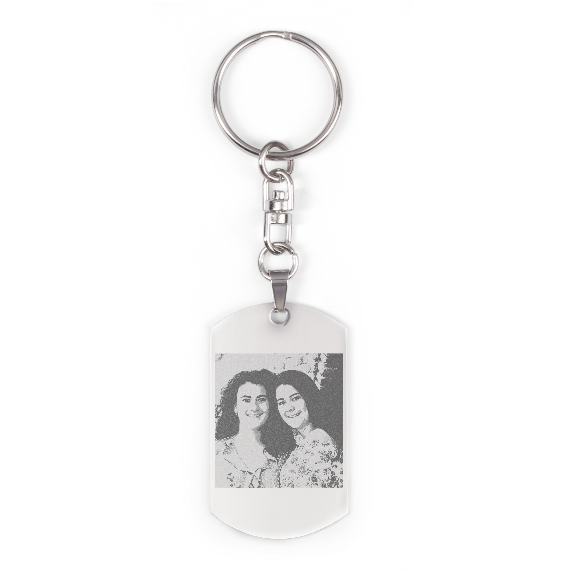 Engraved keyring