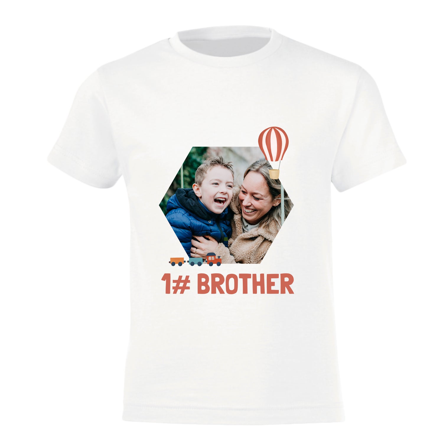 Personlig t-shirt - jeg skal være storebror/storesøster - 4 år