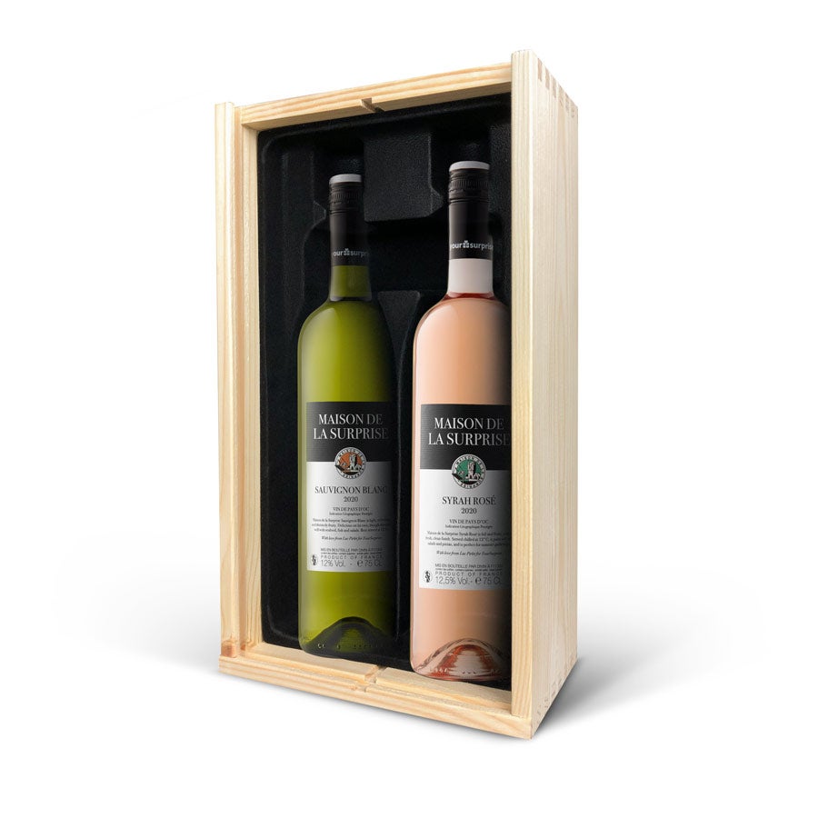 Personalised Wine Gift Set - Maison de la Surprise