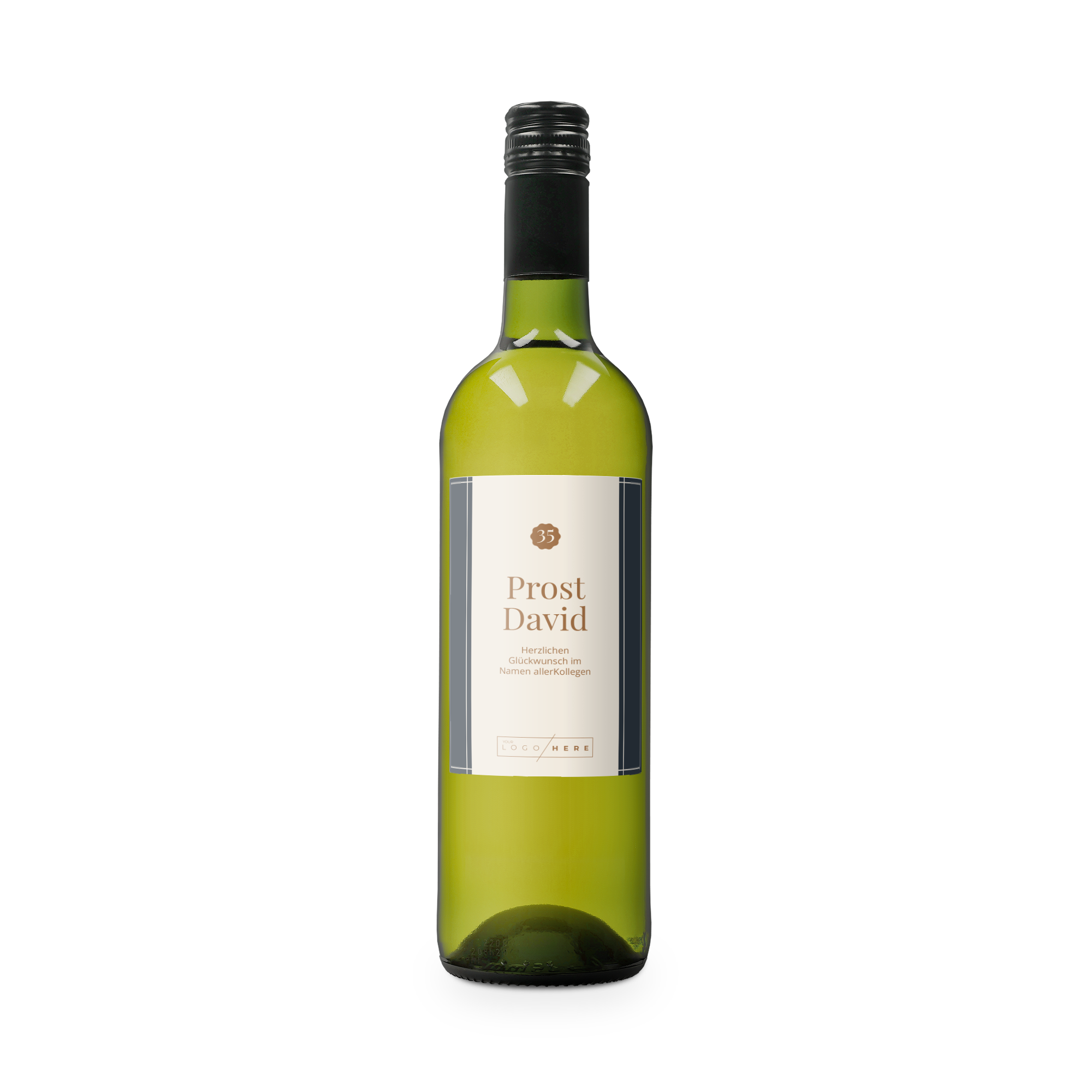 Personalisierter Belvy Weißwein