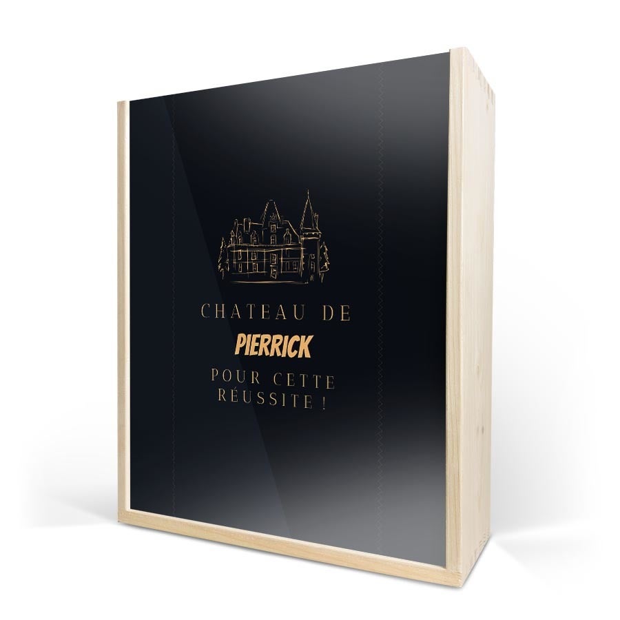 Coffret prosecco personnalisé - Prosecco Riondo - avec flûtes