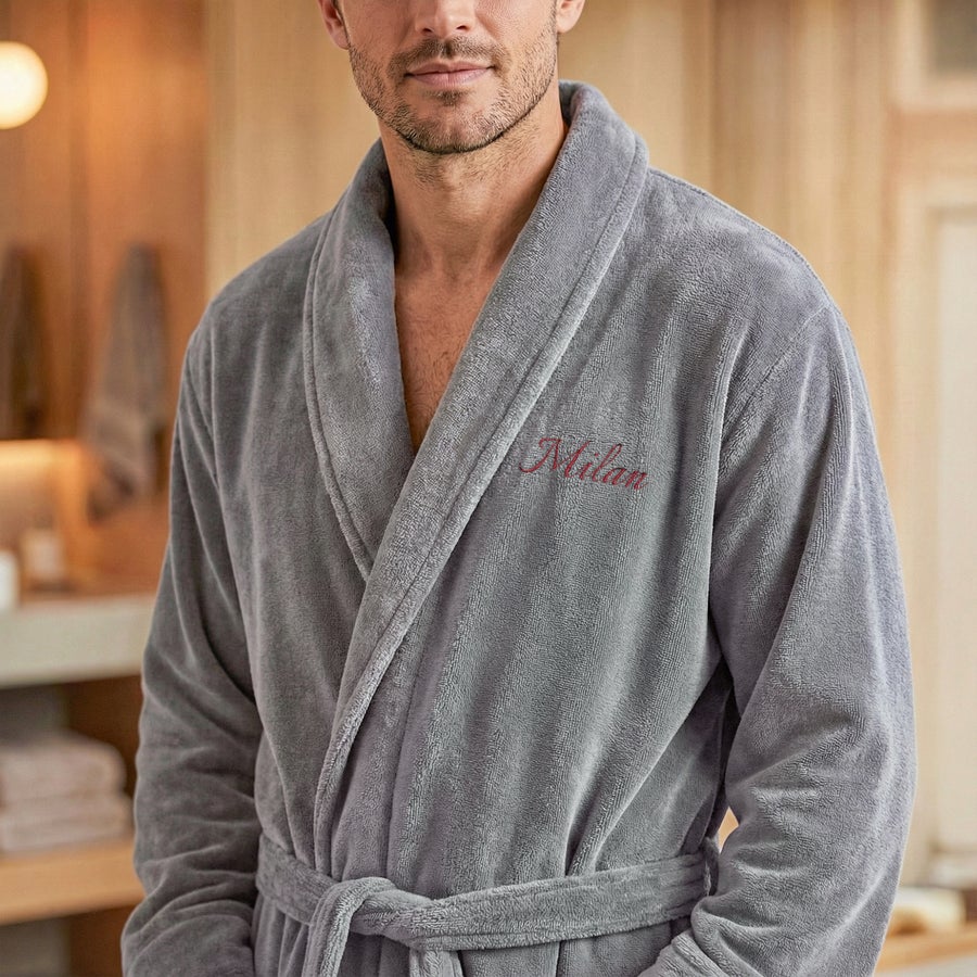 Bademantel Männer personalisiert Bademantel Männer personalisiert