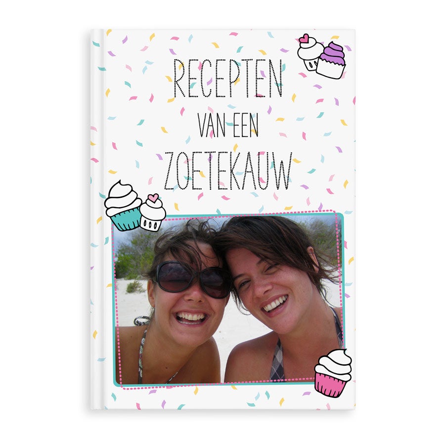 Receptenboek bedrukken - A4 - Hardcover Receptenboek bedrukken - A4 - Hardcover