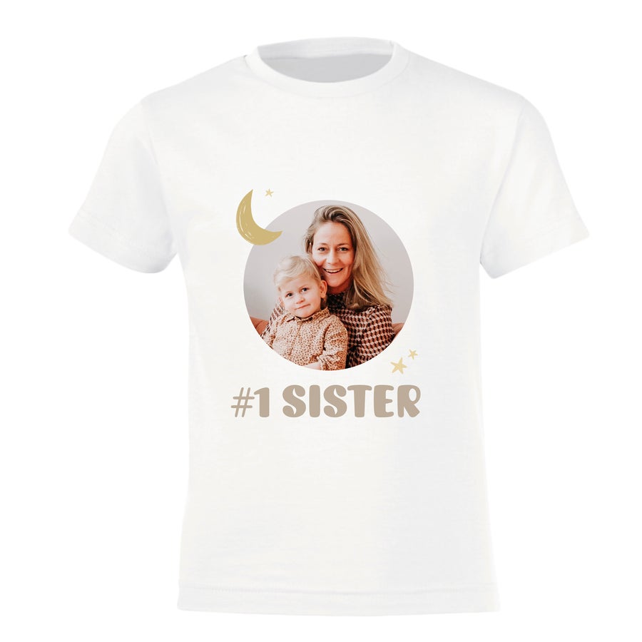 Personlig t-shirt - storebror/storesøster