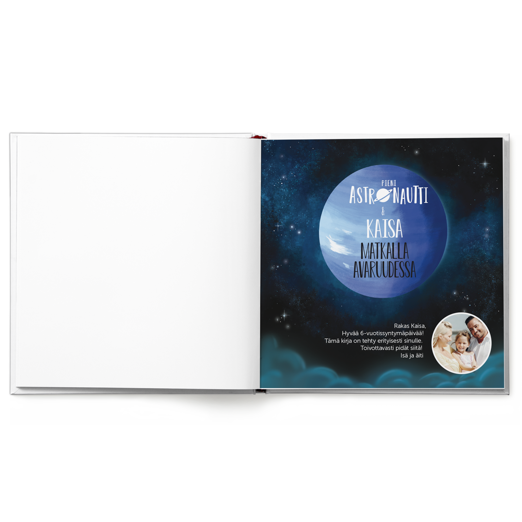 Yksilöitävä kirja - Pieni Astronautti