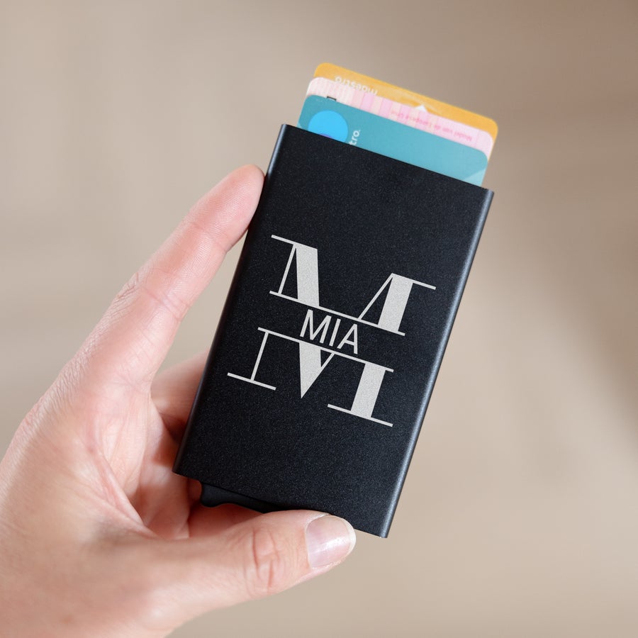 Tarjetero personalizado - Metálico Tarjetero personalizado - Metálico