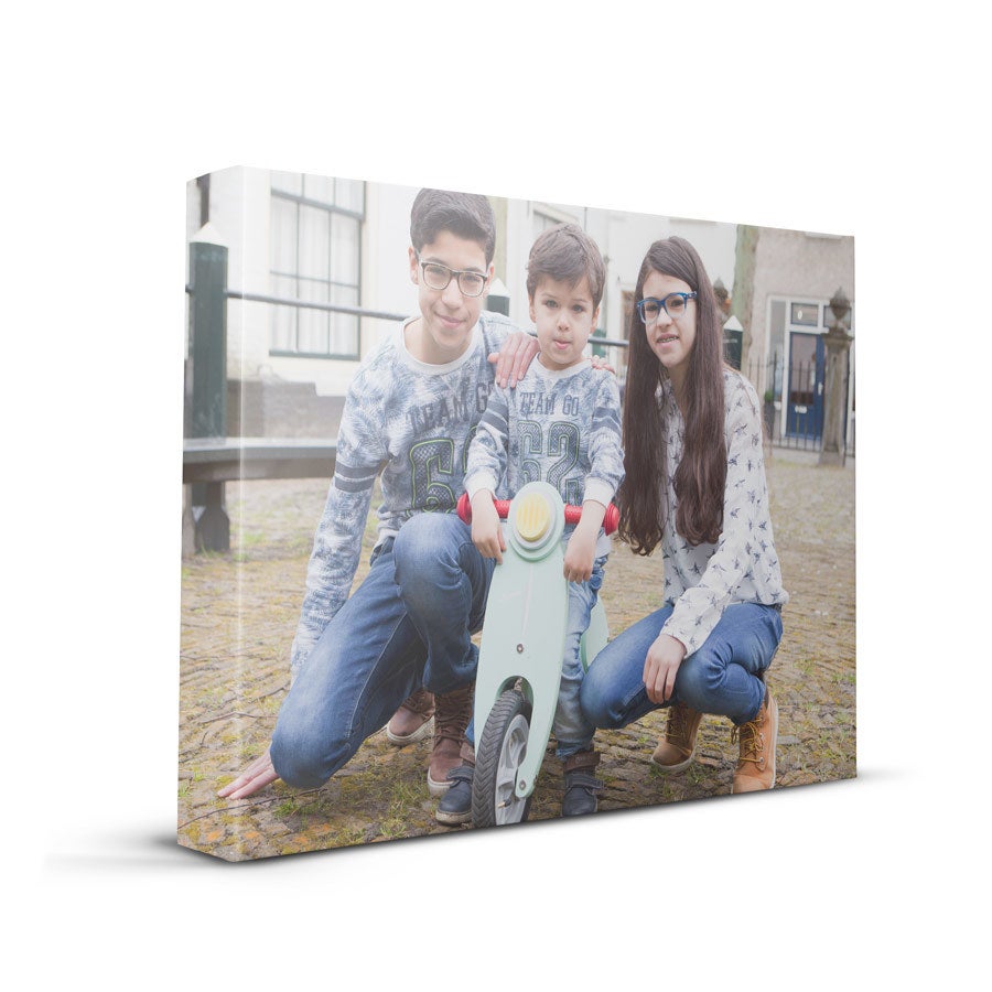 Personalised photo canvas