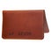 Kožený držák bankovní karty - Brown