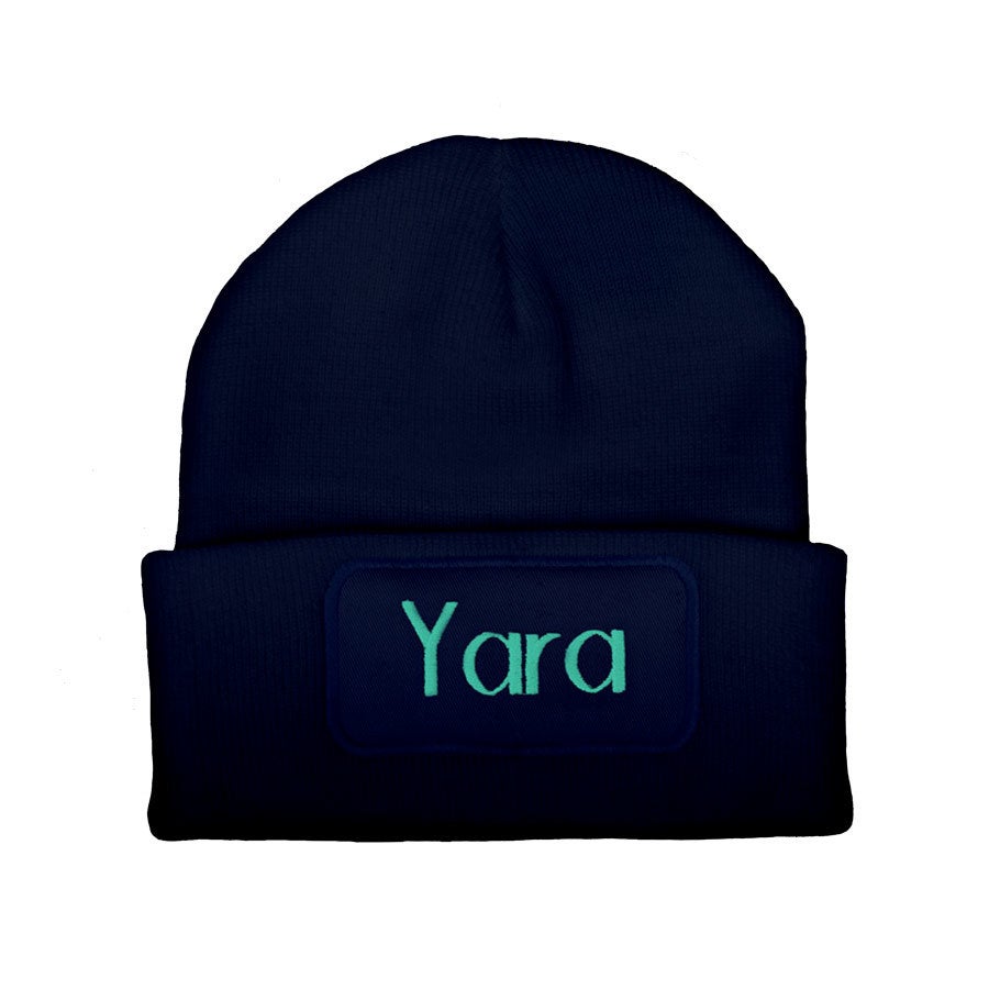 Muts borduren - Navy Muts borduren - Navy