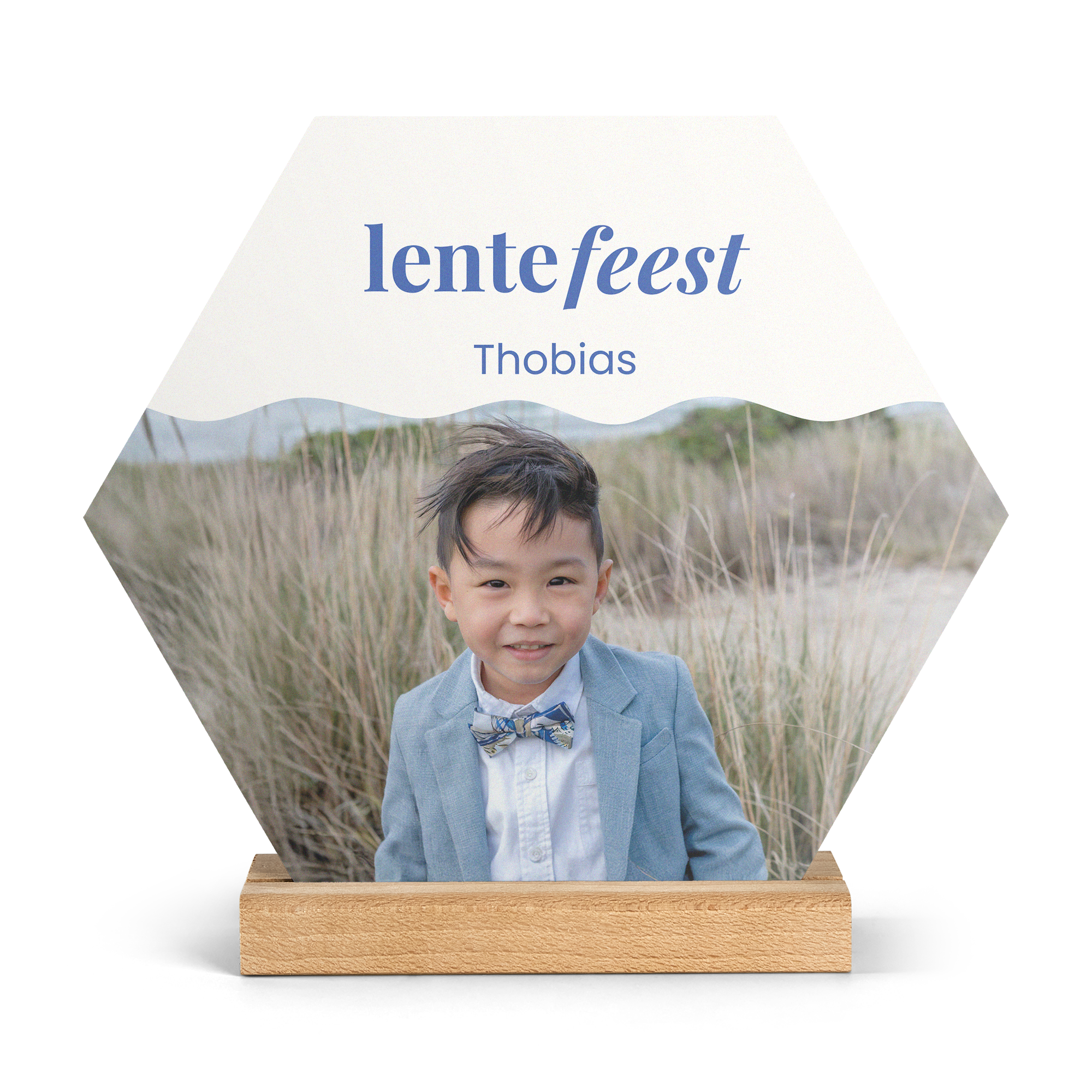 Houten fototegel personaliseren