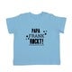 Baby T-Shirt - Kurzarm - Babyblau - 50/56