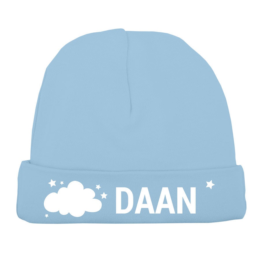 Babymuts bedrukken - Babyblauw Babymuts bedrukken - Babyblauw