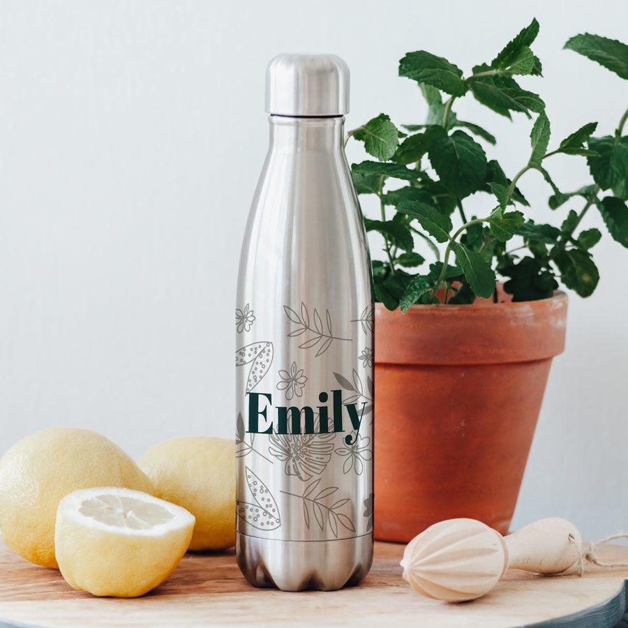 Water bottle - Aluminium look