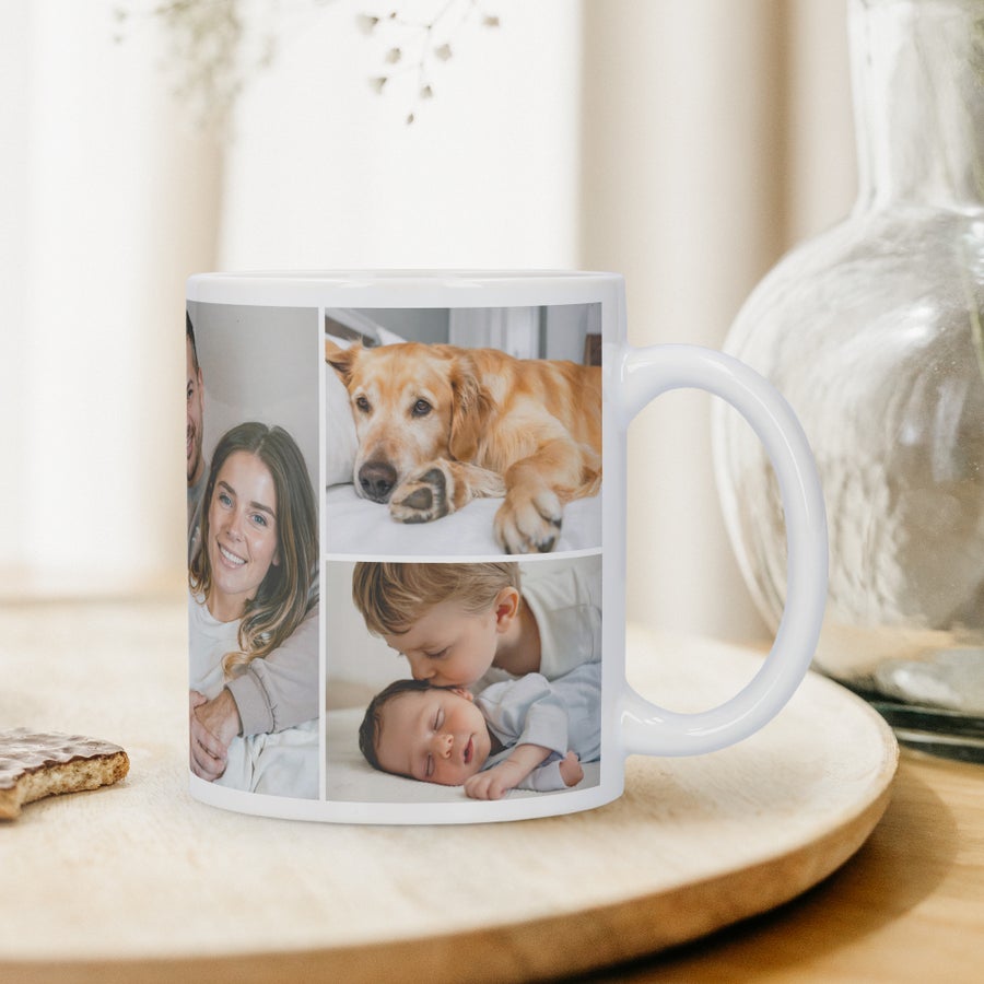Taza personalizada con foto - Blanco