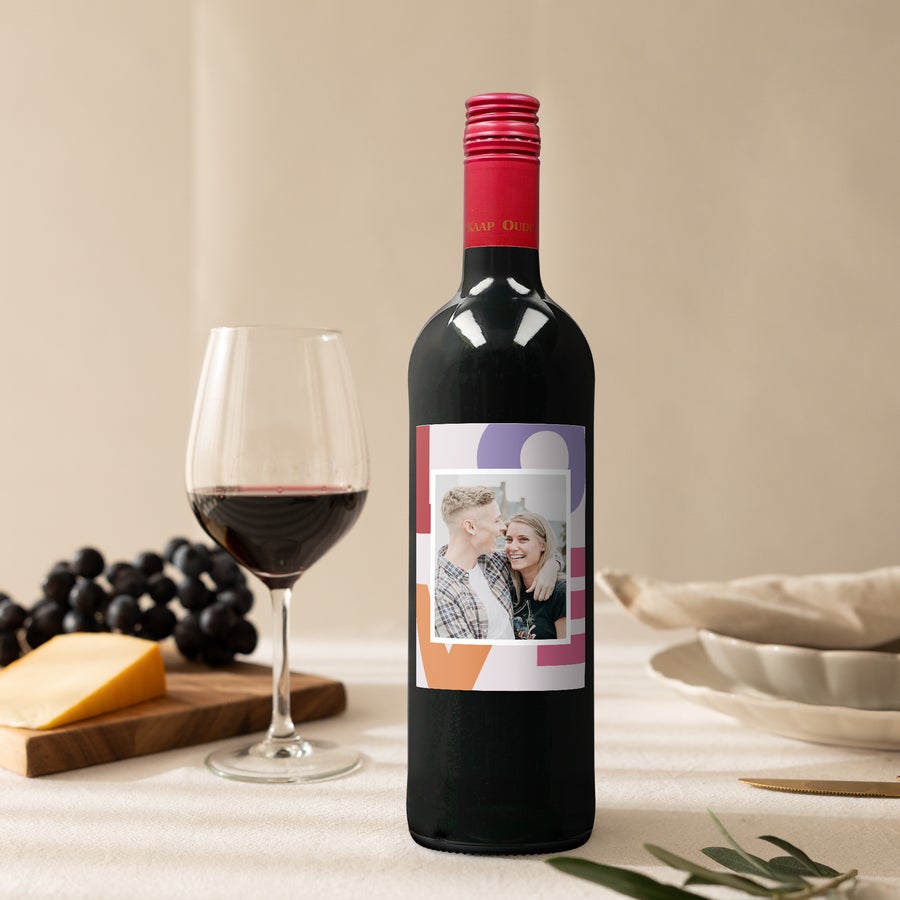 Coffret vin personnalisé - Oude Kaap - Rouge Coffret vin personnalisé - Oude Kaap - Rouge