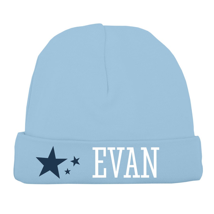 Beanie personalizat pentru bebeluși - Baby Blue