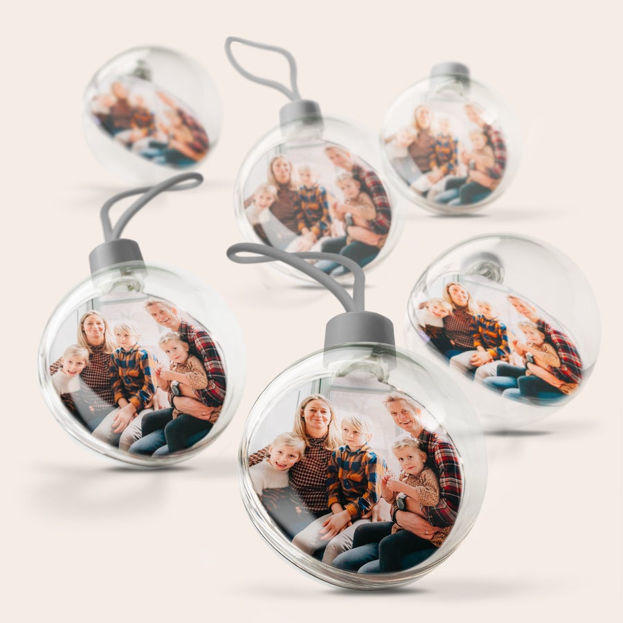 Personalised Christmas Baubles Personalised Christmas Baubles