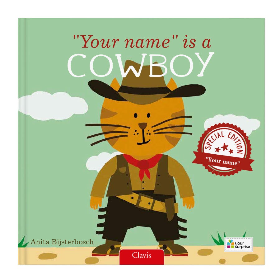 Personalised children's book - You are a Cowboy - Hardcover