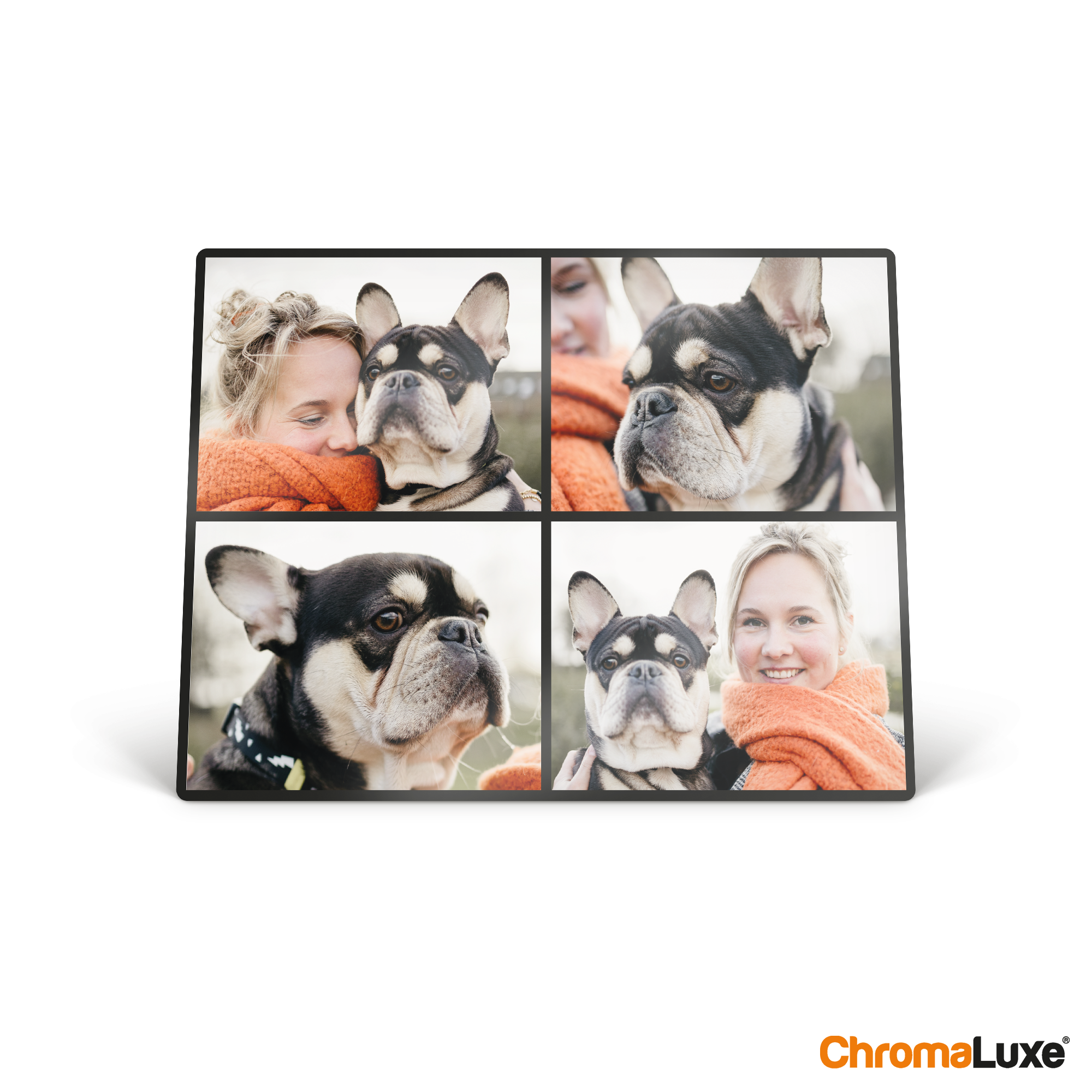 Aluminium Fotoramme med Billede