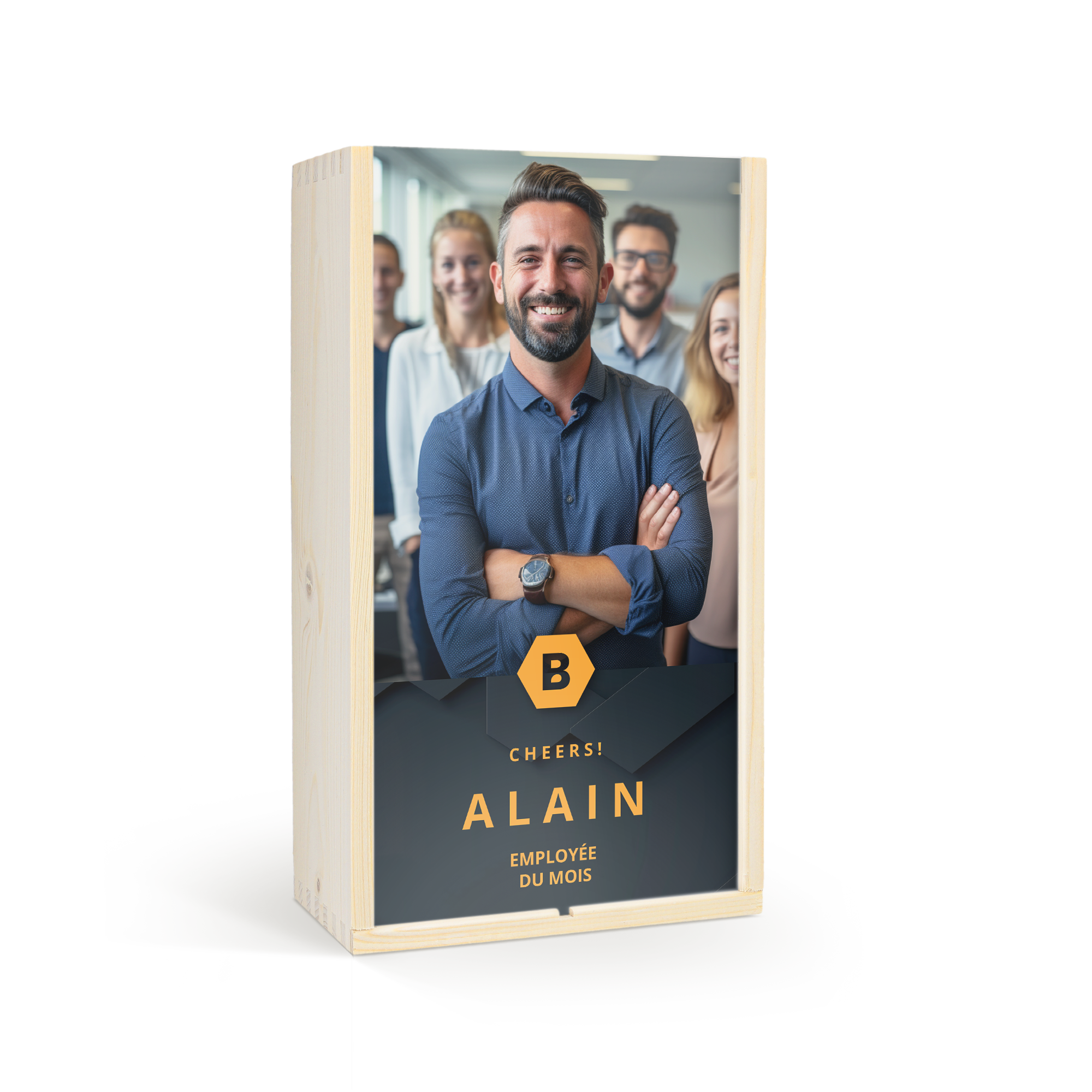 Caisse de vin personnalisée