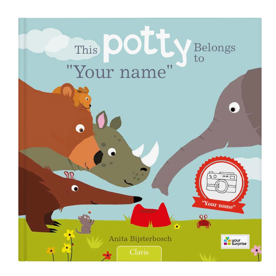 Personalised children's book - This Potty Belongs to - Hardcover