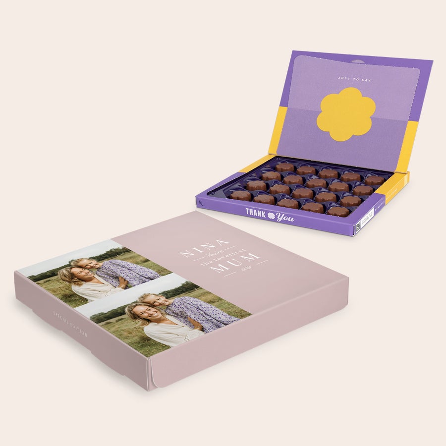 Personalised Milka Chocolate Gift Box - Mother's Day Personalised Milka Chocolate Gift Box - Mother's Day