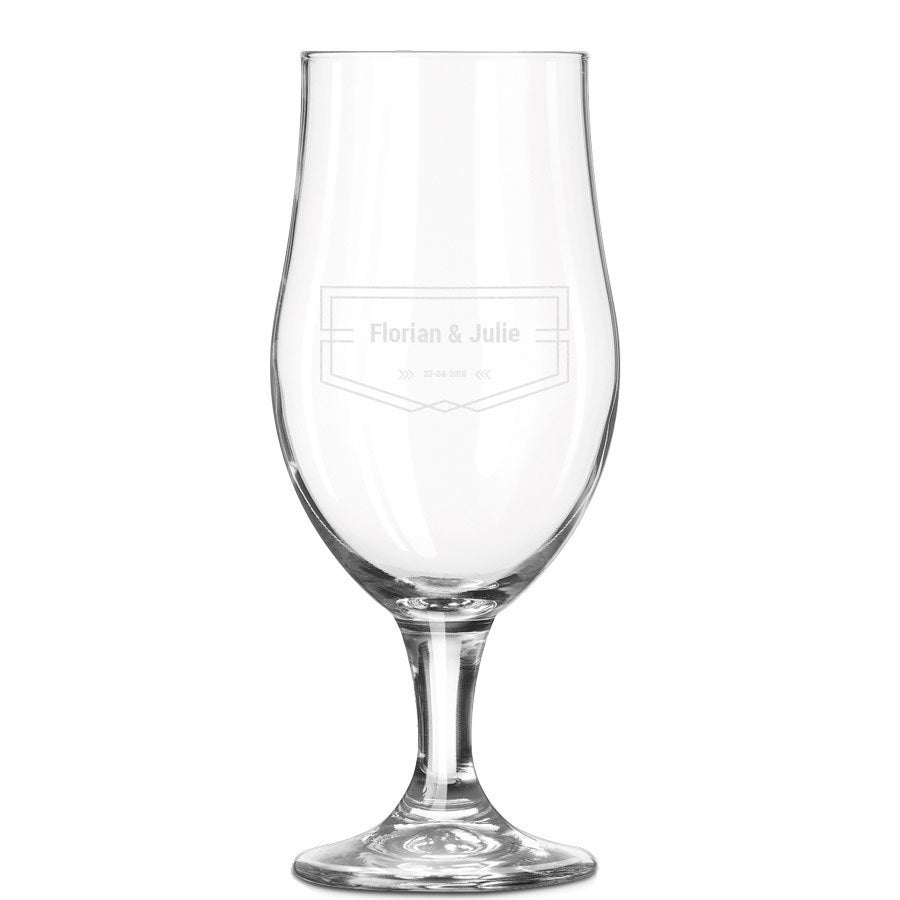 Verre à bière personnalisable