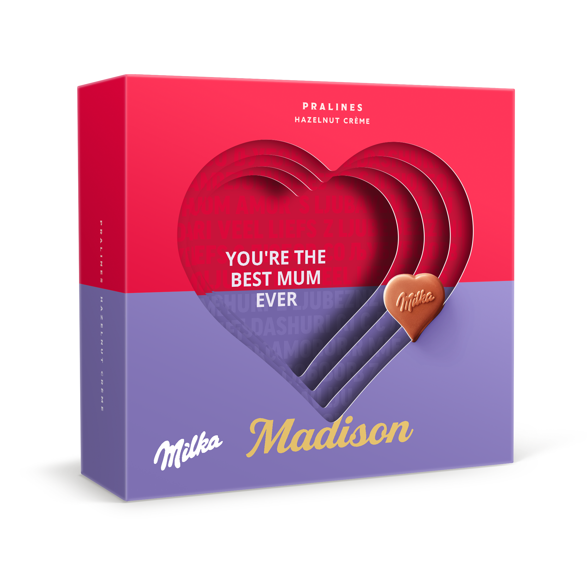 Dárková krabička Milka Chocolate 3D