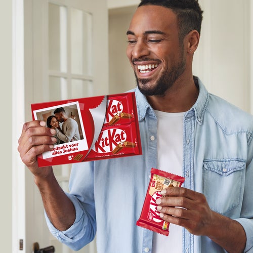 KitKat reep met naam en foto bedrukken