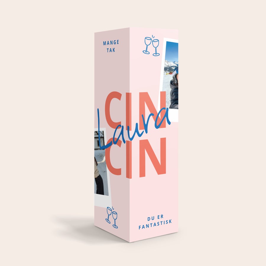 Personlig champagneæske - Pap Personlig champagneæske - Pap