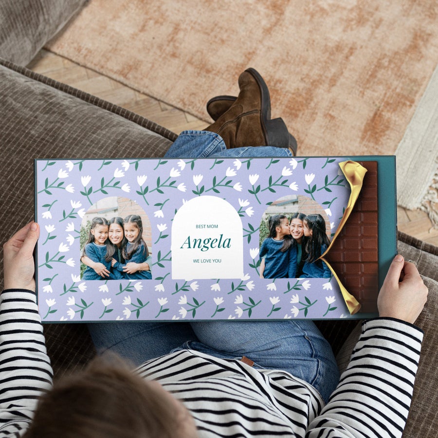Mega Photo Printed Chocolate Bar - Milka Mega Photo Printed Chocolate Bar - Milka