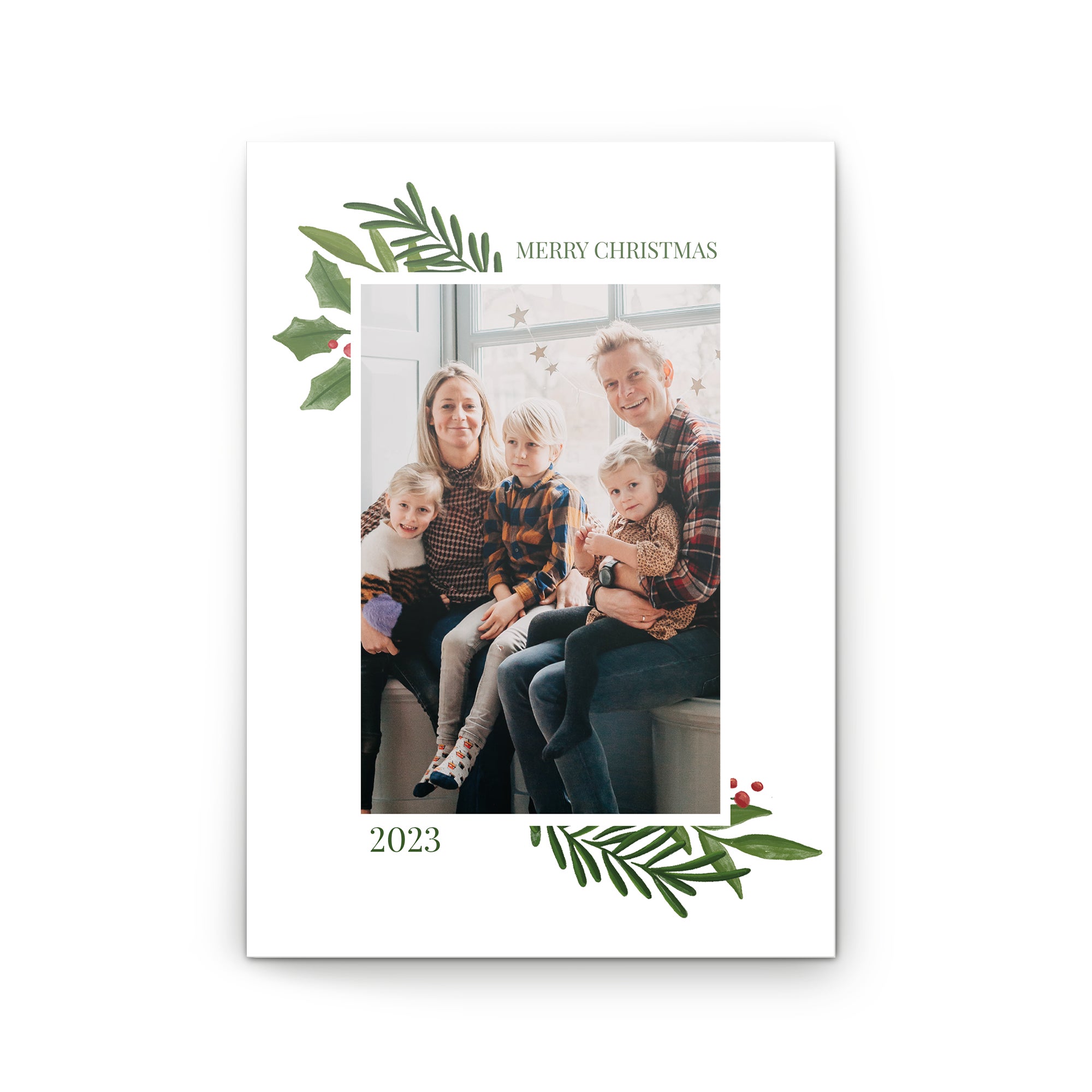 Personalised greeting card - Christmas - M - Portrait