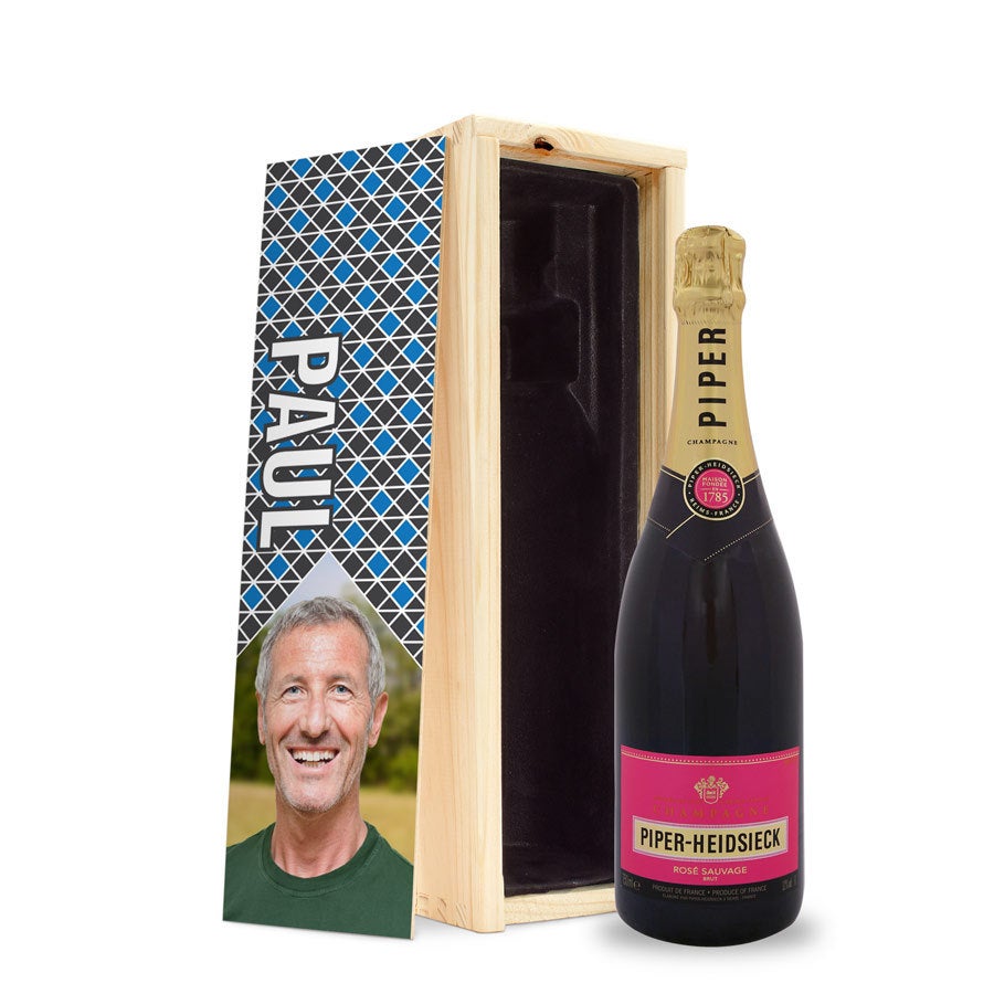 Piper Heidsieck Brut Rosé - 750ml - in kist