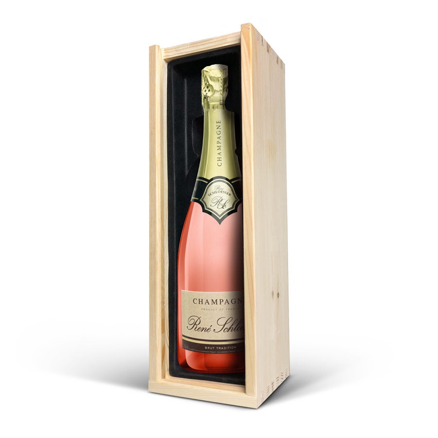 Champagne rosé personnalisé - René Schloesser - 750ml