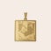 Necklace with square pendant Necklace with square pendant