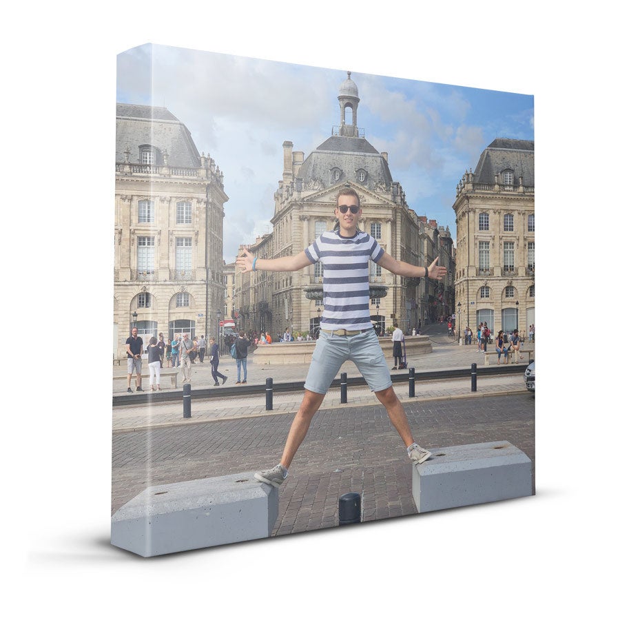 Personalised photo canvas