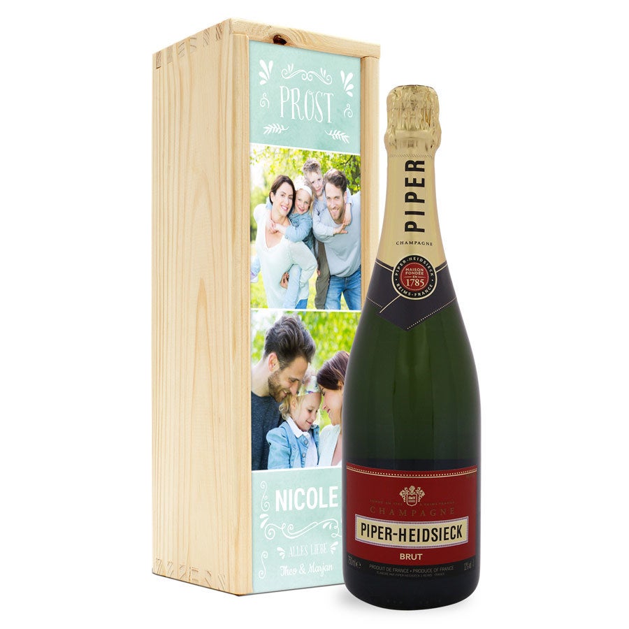 Champagner personalisieren - Piper Heidsieck Brut