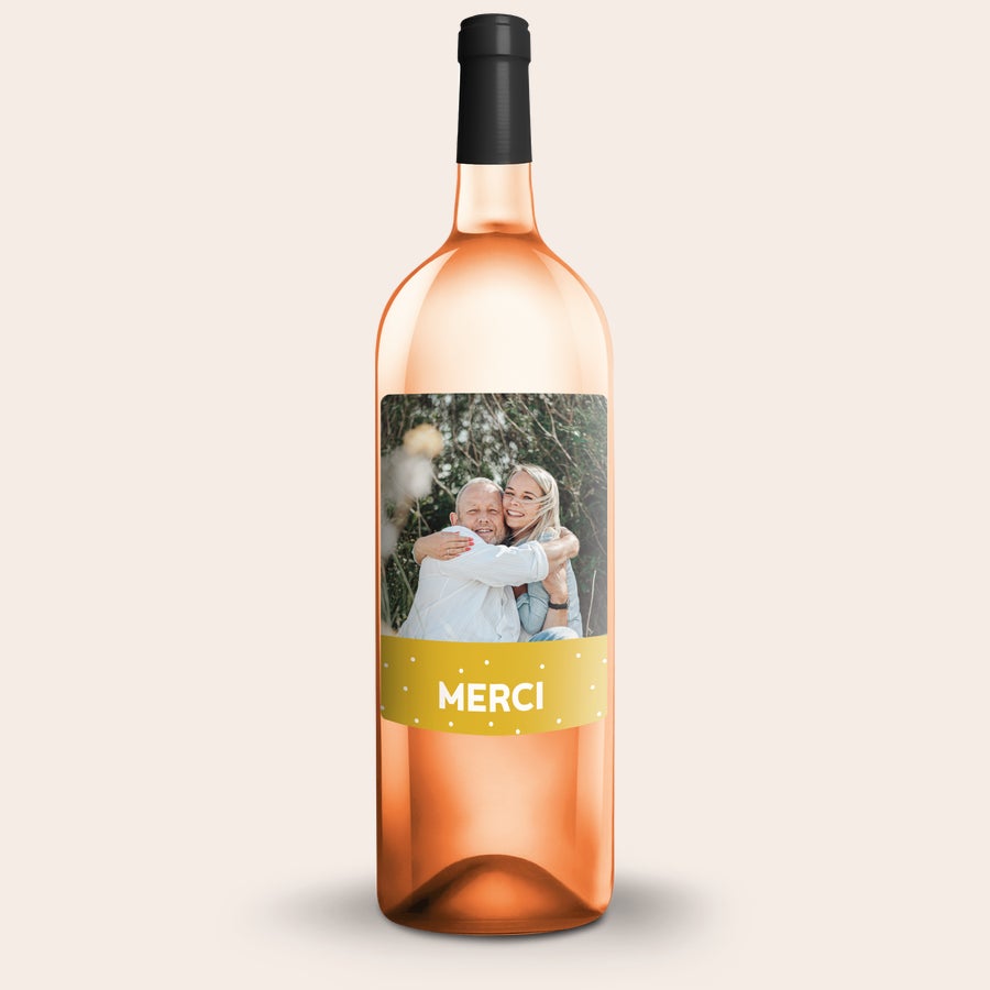 Vin AIX rosé personnalisé Vin AIX rosé personnalisé