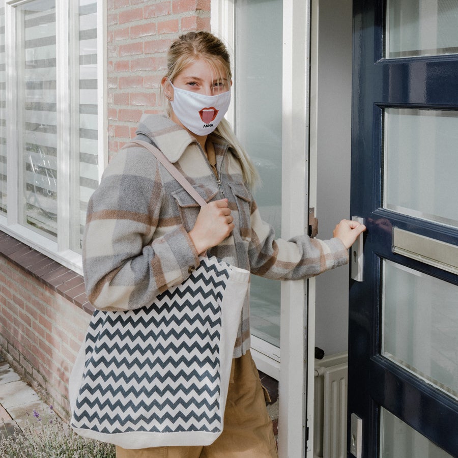 Mondmasker (niet-medisch) - L - bedrukken
