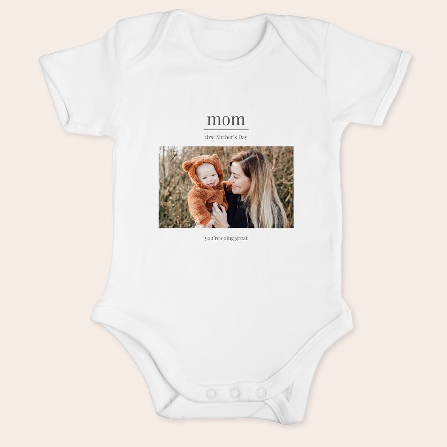 Baby Body bedrucken erster Muttertag Baby Body bedrucken erster Muttertag