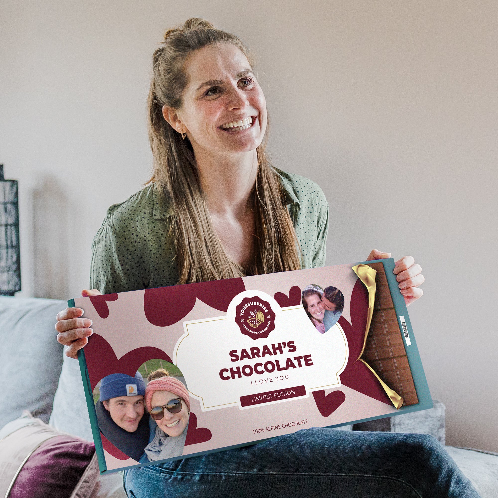 Individuellleckereien - XXL Schokolade personalisieren Milka - Onlineshop YourSurprise