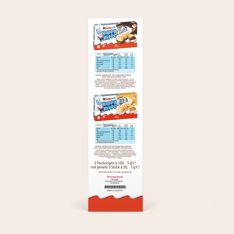 kinder Happy Hippo Geschenk kinder Happy Hippo Geschenk