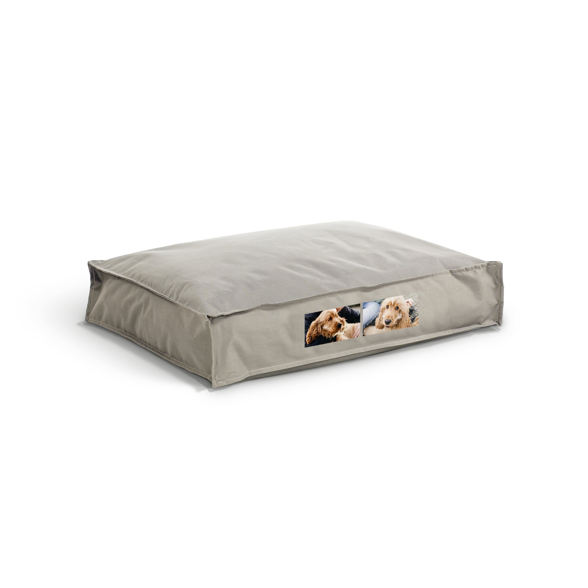 Personalised dog bed - Taupe - Medium