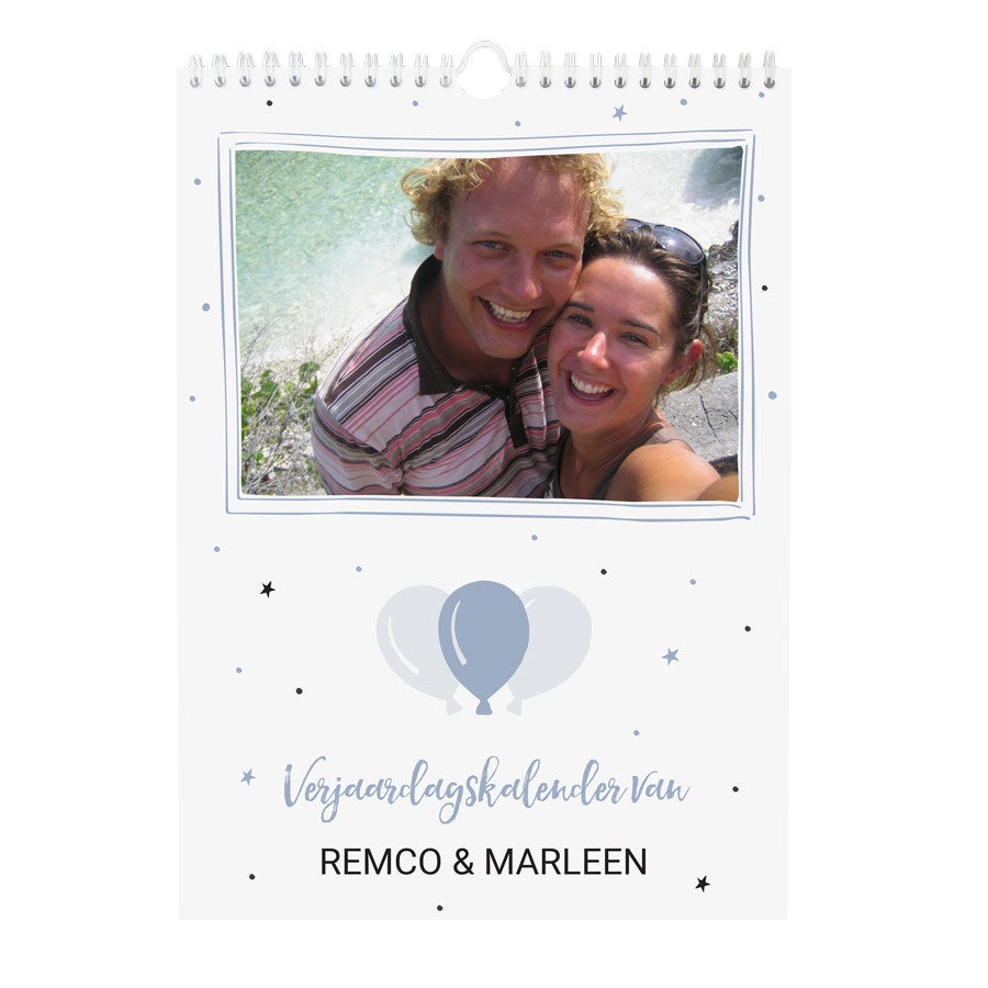 Verjaardagskalender bedrukken - A4