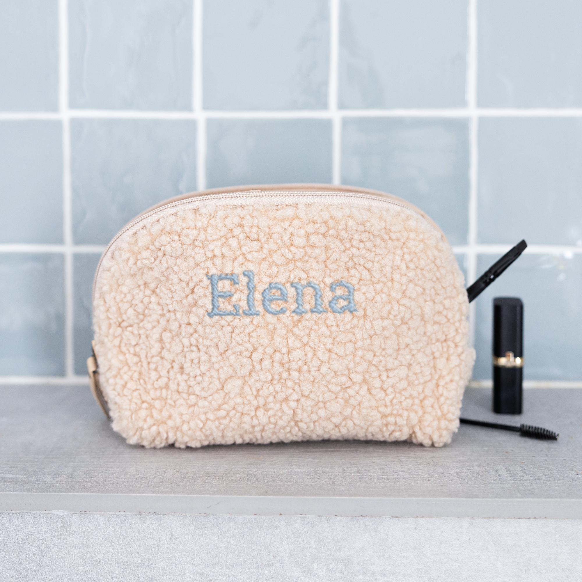 Personalised teddy toiletry bag